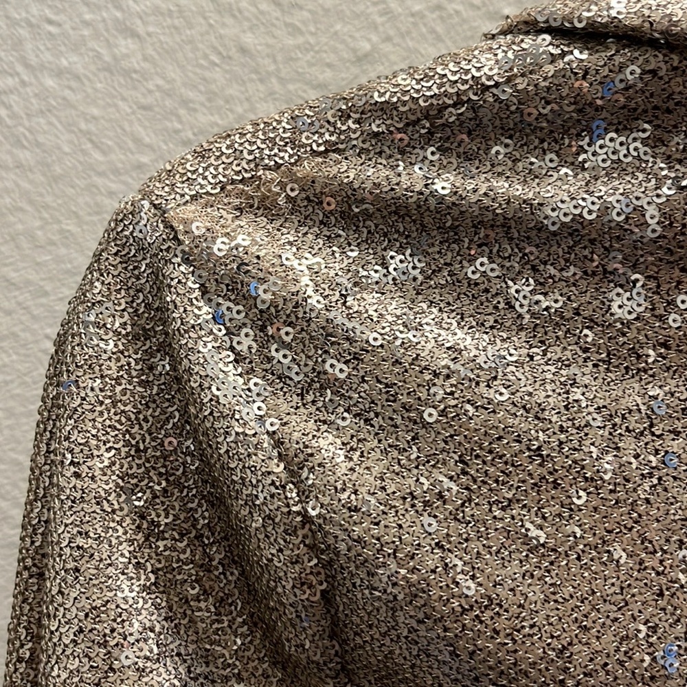 Nicholas Silver Sequin Jacket - image 8